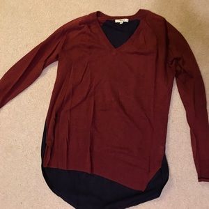 Colorblock madewell sweater!