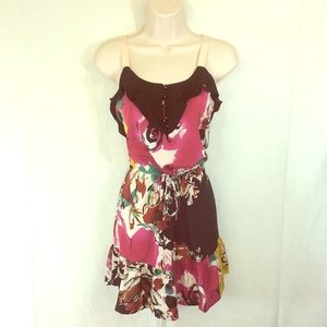 Bright Modcloth Sun Dress-M