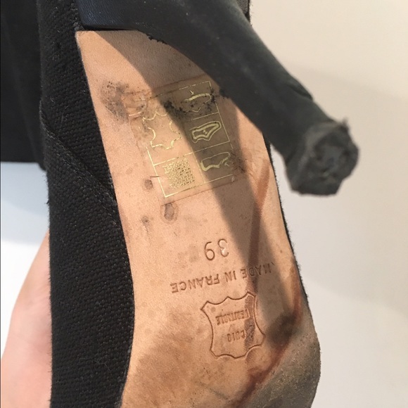 Isabel Marant Franklin Canvas Boots Size 39