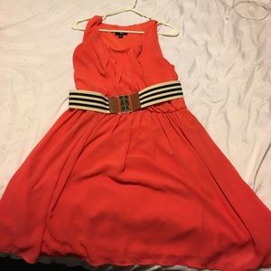 Coral dress