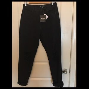 Misguided high rise mom jeans