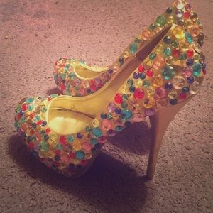 Embellished heels