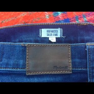 Madewell High Waisted Sailor Jeans