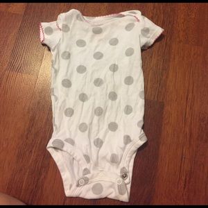 Body Suit With Grey Dots