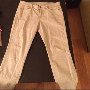 Ann Taylor Loft khaki ankle pants