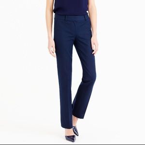 J.Crew Stretch Trousers 00 in Dark Navy Blue NWT