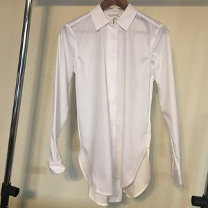 CK white Collared shirt