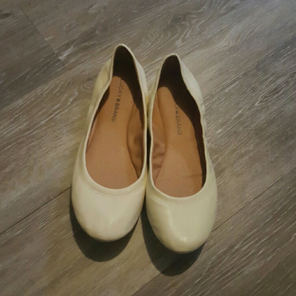 Lucky Brand leather ballet flats