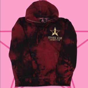 TIE DYE UNICORN BLOOD HOODIE BY JEFFREE STAR