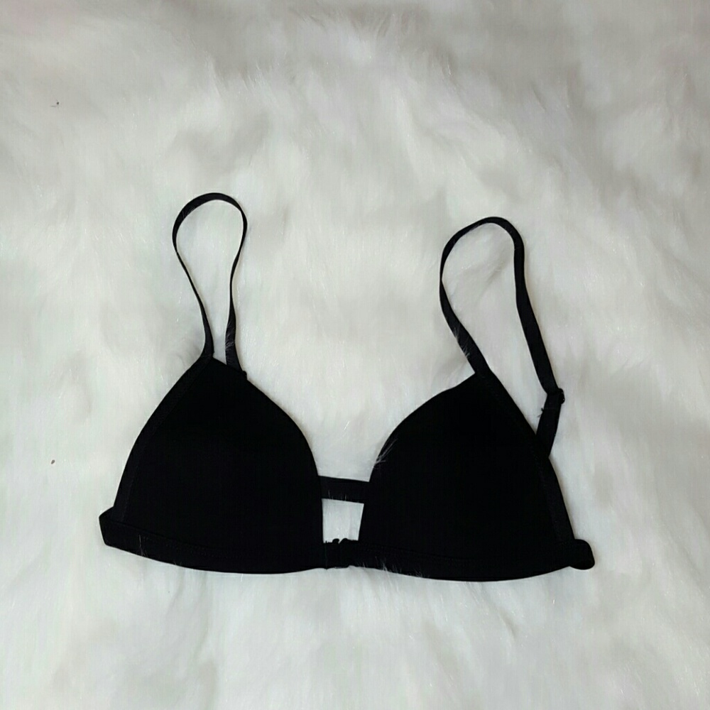 Italian black triangle bra 32A/32B