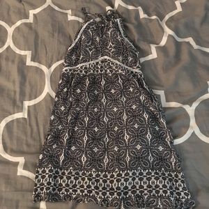 black and white summer dress