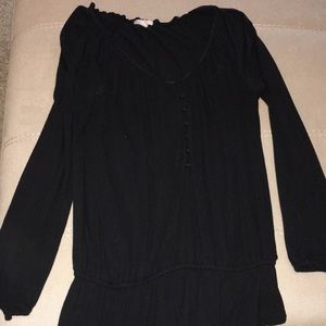 Size small black tunic