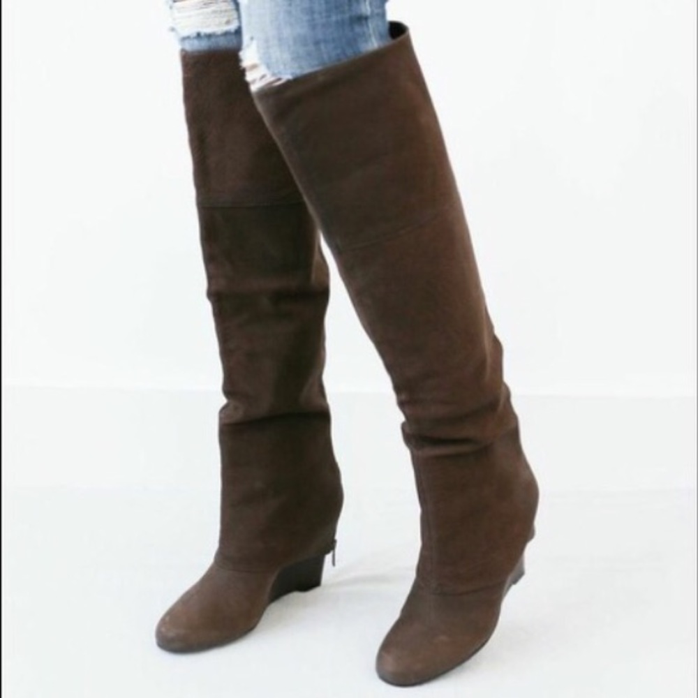 Ash Pearl Brown Leather boots