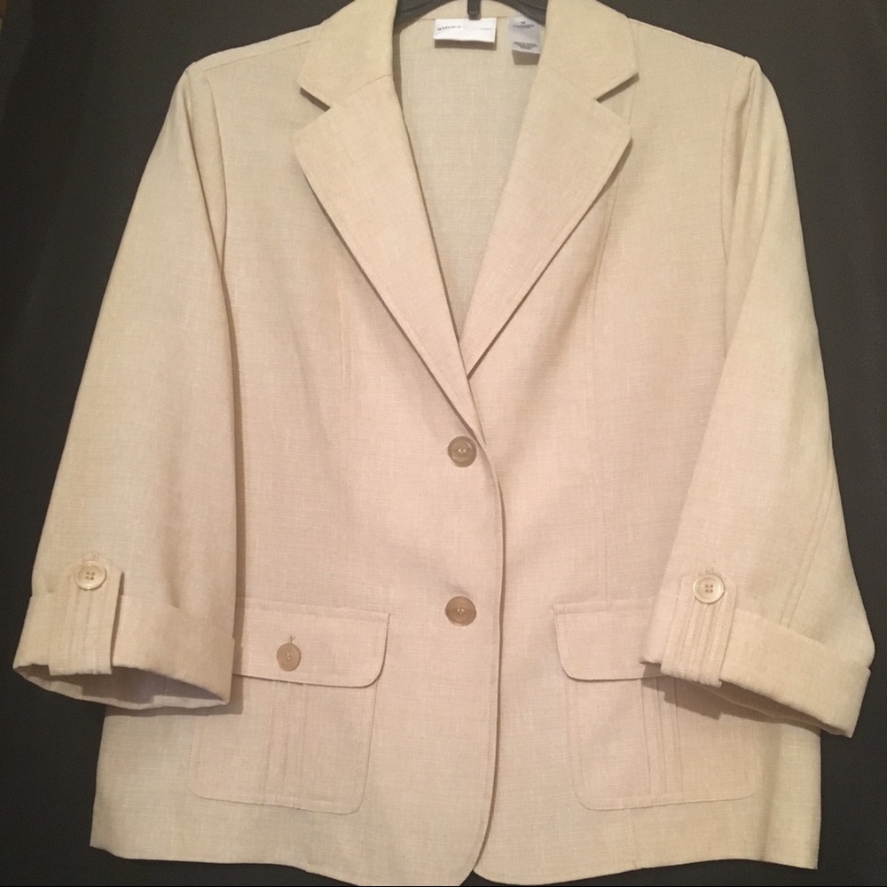 Tan business jacket - lightweight! STUNNING!
