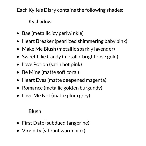 Valentine's Collection Kyshadow and Blush Palette - Picture 3 of 4