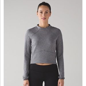 Hill And Valley Mock Neck Crop Top