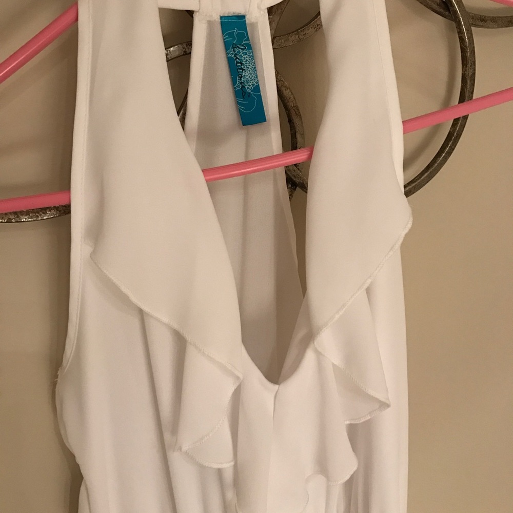 White summer dress.