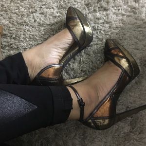 Jessica Simpson pumps with ankle strap