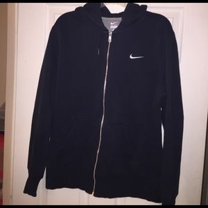 Navy blue Nike zip up