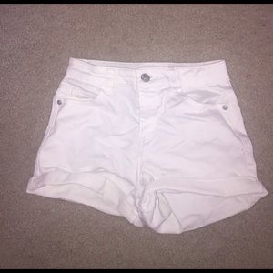 white shorts