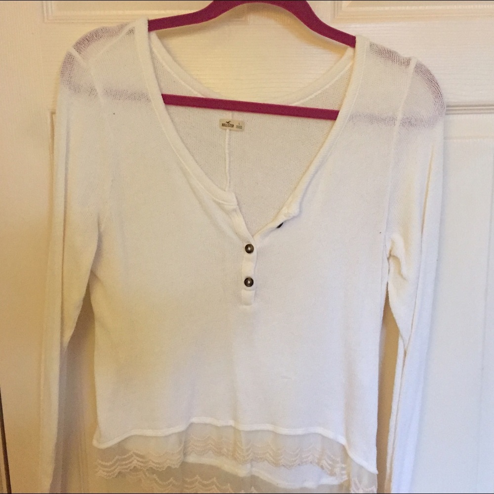 Cropped Hollister sweater