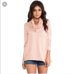 Free People Beach Cocoon Cowl Neck Tee