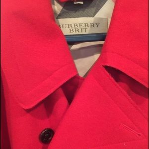 Authentic Burberry jacket---like "NEW"