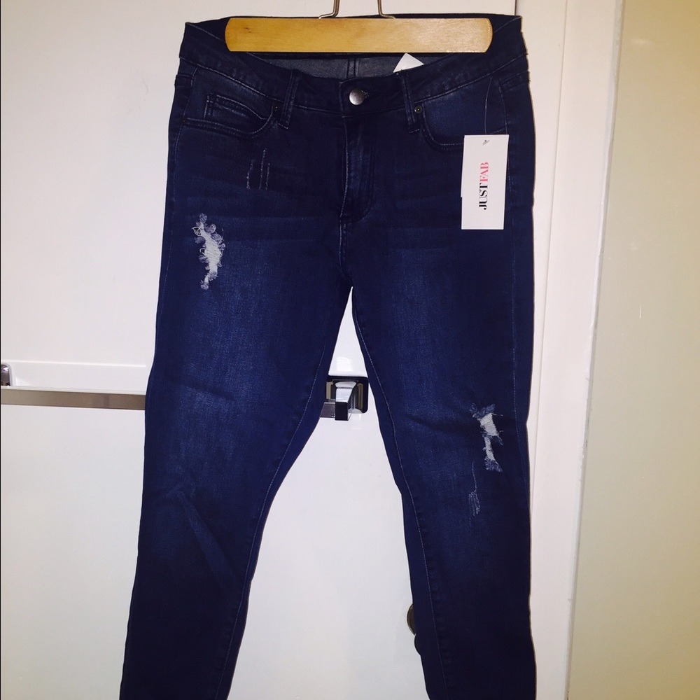 Ripped Blue Jeans