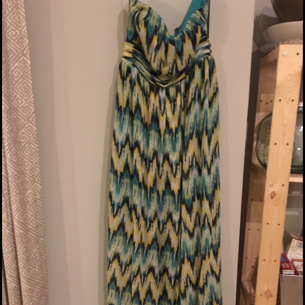 Floor length maxi dress