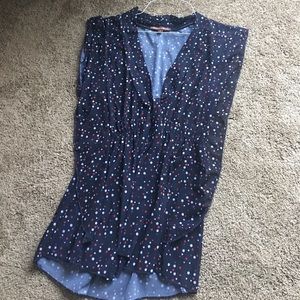 Blue spring top