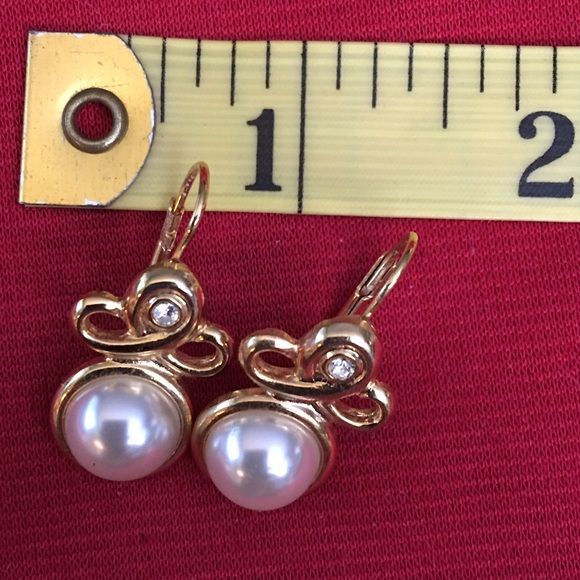 BOGOF Pearl & Rhinestone Earrings - Picture 2 of 3