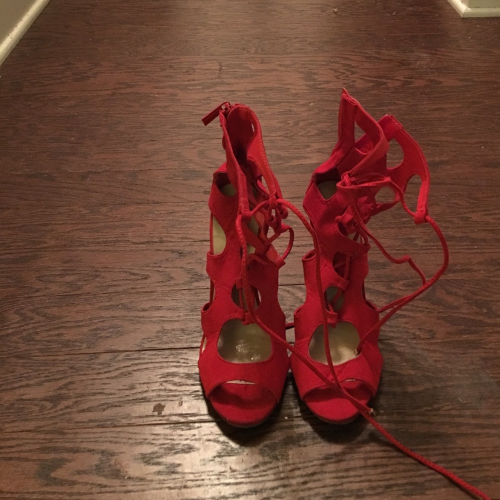 Sexy straps ankle booties