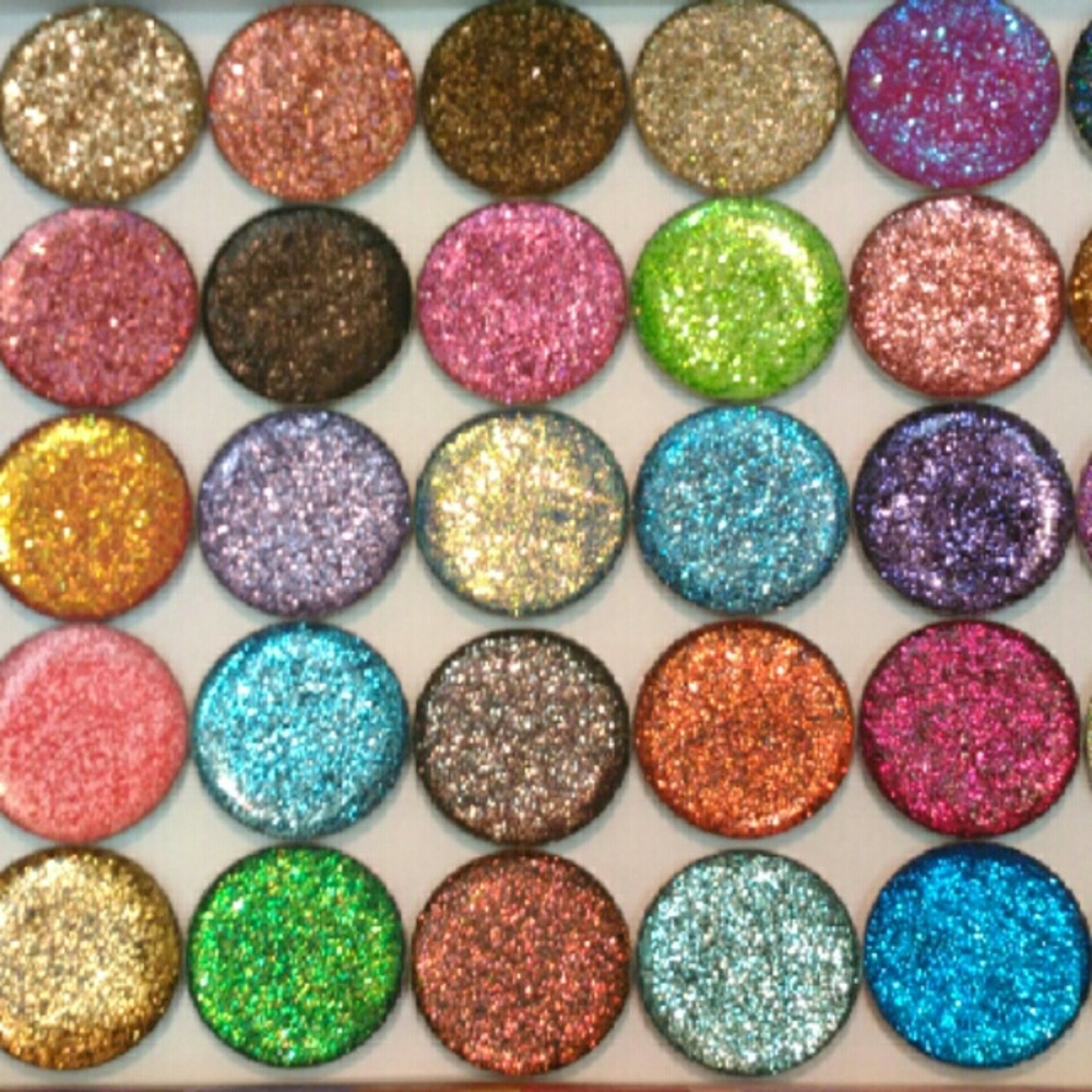 SALE 6 Pressed Glitters