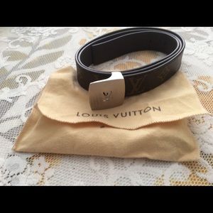 Louis Vuitton Leather Belt 100/40