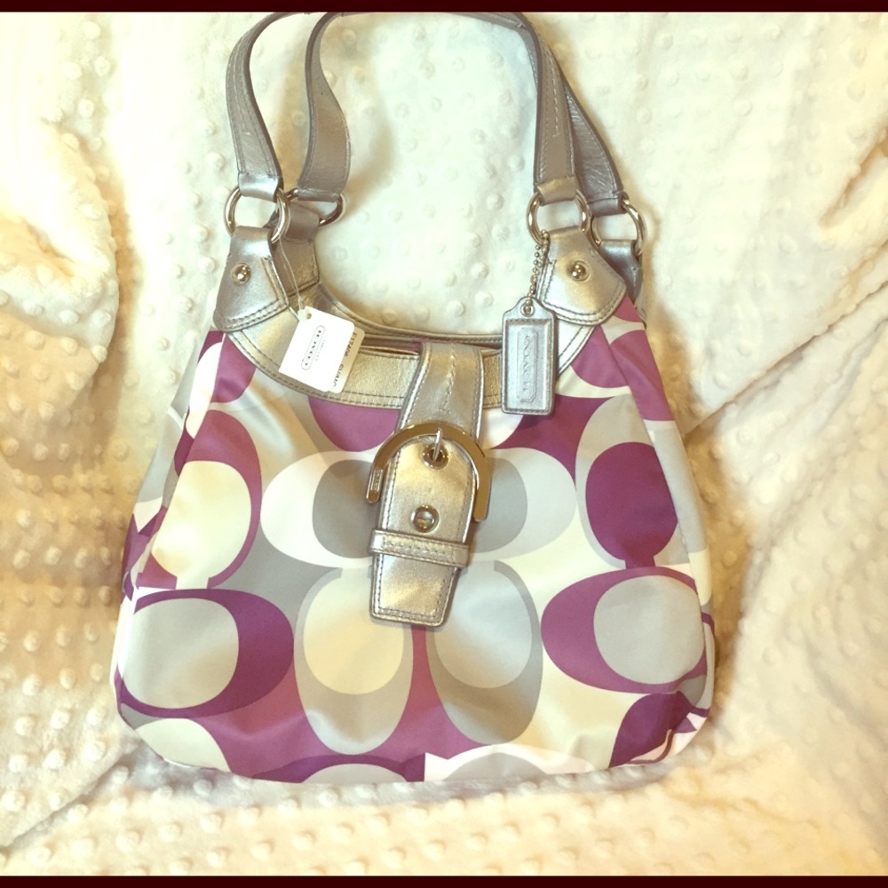 Coach Soho Scarf print soho bag