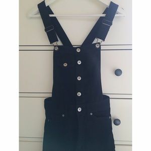 black overalls