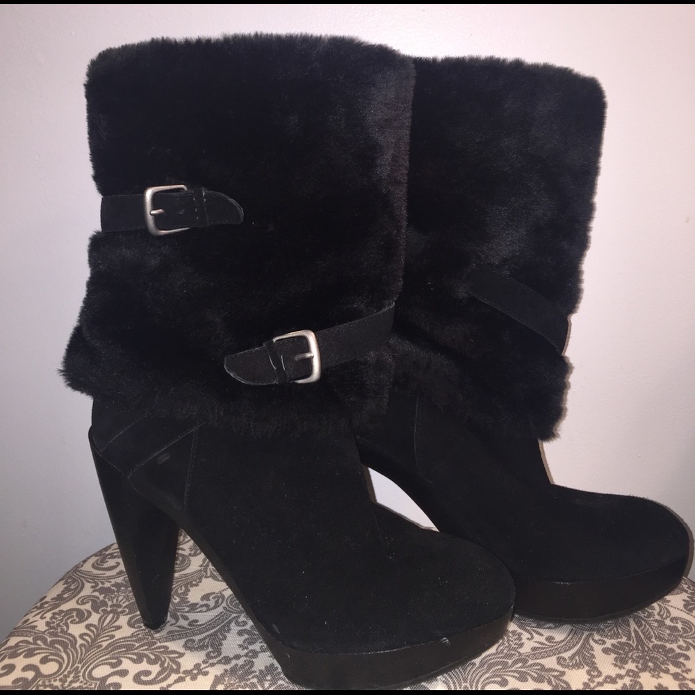 Nine west fur boots