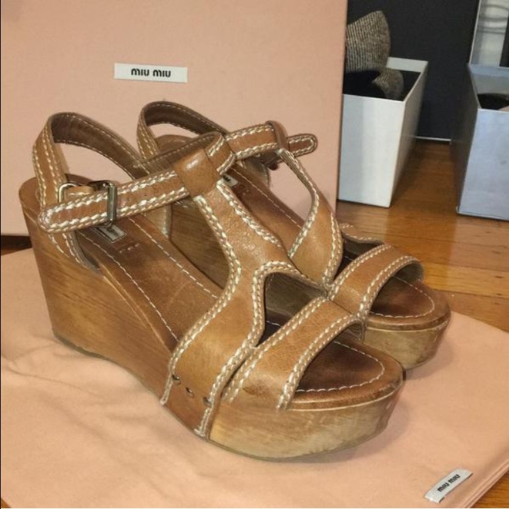 Miu Miu wedges