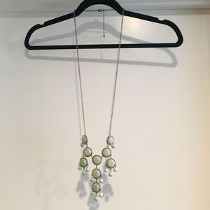 Nordstrom BP gold and green bauble necklace
