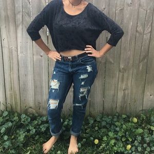 geometric crop top !!