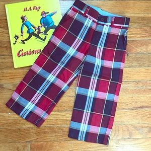 Janie and Jack plaid 2T pants