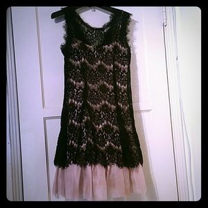 Black lacy dress