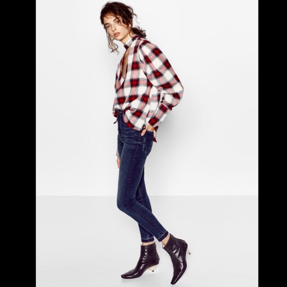 Zara High-Waist Skinny Jeans