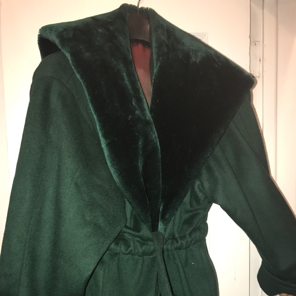 Women's Wool Drawstring Coat SIZE SMALL
