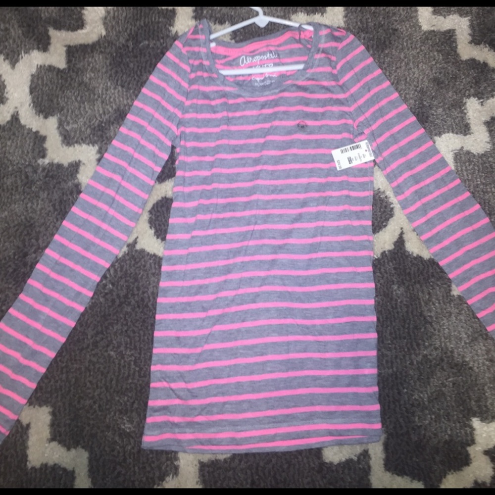 Aeropostale stripped long sleeve