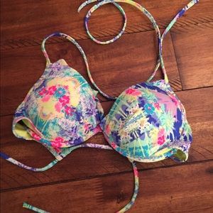 Victoria secret push up bikini top 34B
