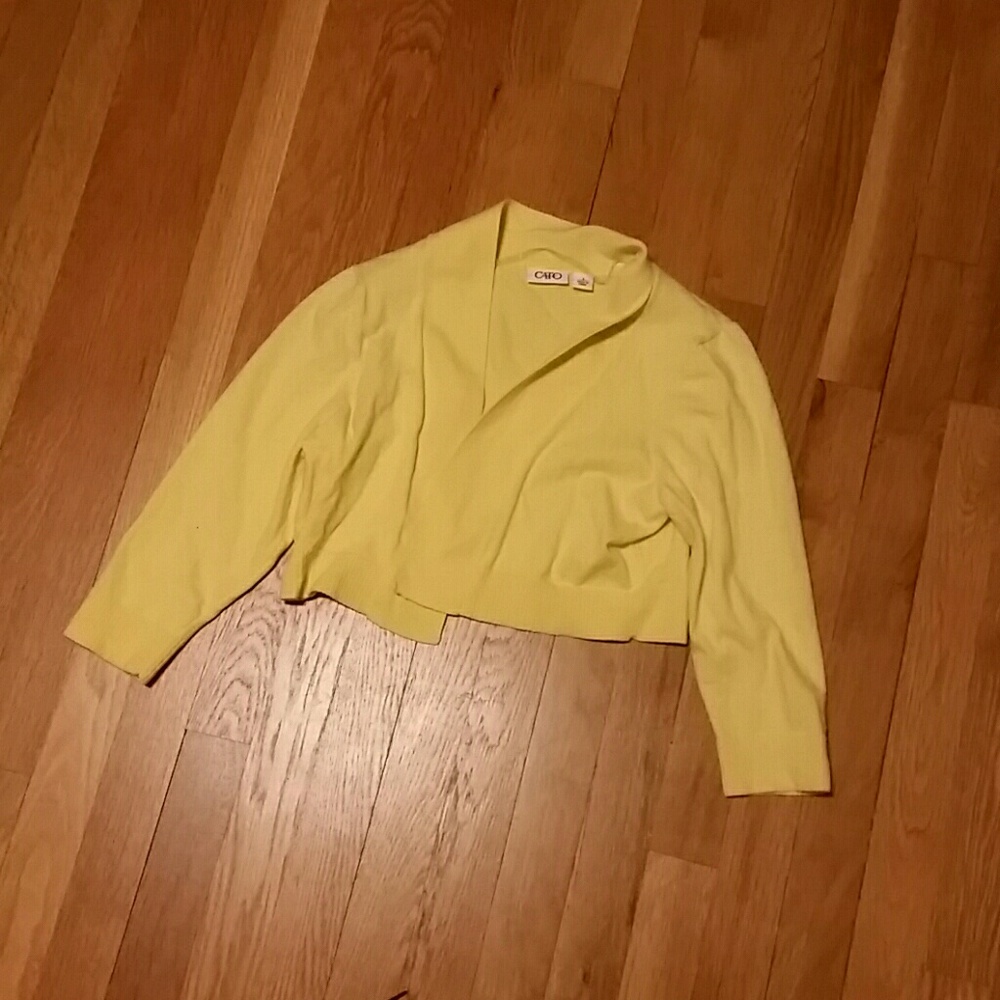Cute yellow cardigan