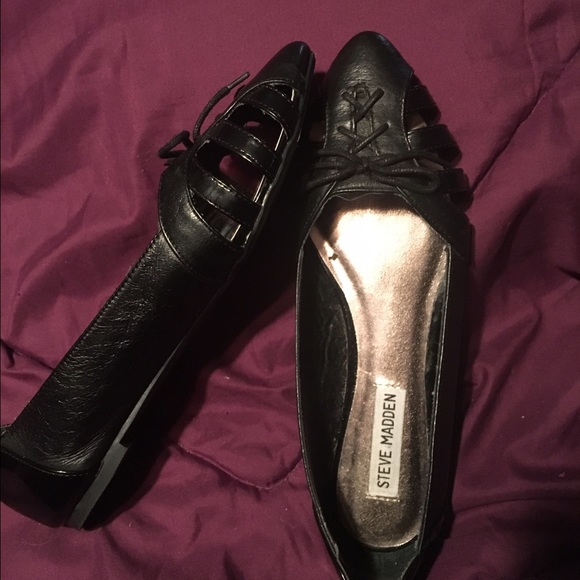 Cute Steve Madden Pointed Flats Sz 7.5 - Picture 2 of 4