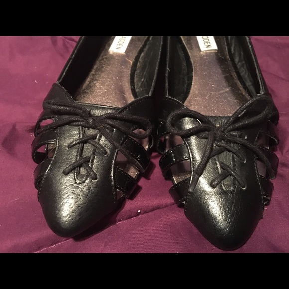 Cute Steve Madden Pointed Flats Sz 7.5 - Picture 3 of 4
