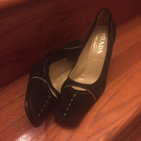 PRADA SUEDE SHOES - Picture 1 of 5